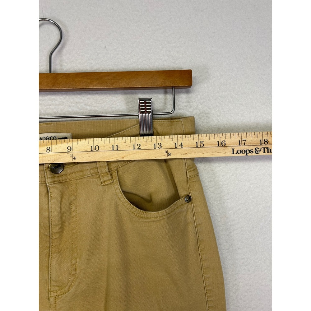 Gorpcore Toad&Co Womens 6 Tan Skinny Organic‎ Cotton Tencel Stretch Pants - Picture 7 of 11